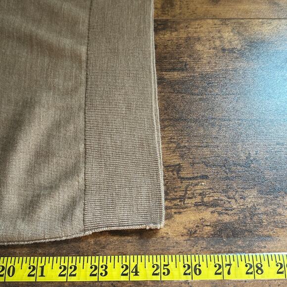 Gap 100 Merino Wool Turtleneck Medium Tan Brown Preppy Minimalist Quiet Luxury - Picture 4 of 10